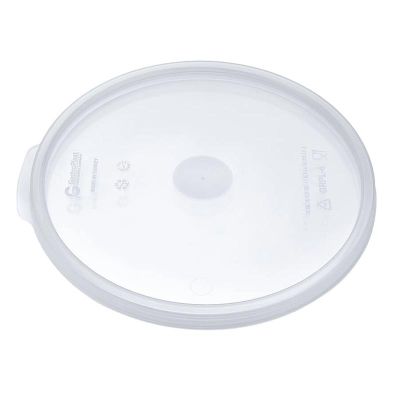 GastroPlast GRPPL-12 Polipropilen Yuvarlak Saklama Kabı Kapağı, Şeffaf - 1