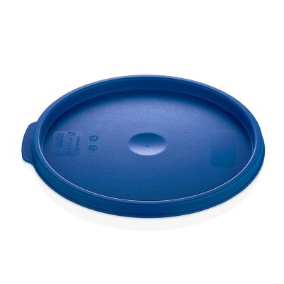 GastroPlast GRPPL-6 Yuvarlak Saklama Kabı Kapağı, GRPP-6/8 Uyumlu, Mavi - 1