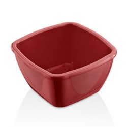 GastroPlast GS-02 Square Sauce Holder Jam Holder, 50 ml, Red - GastroPlast