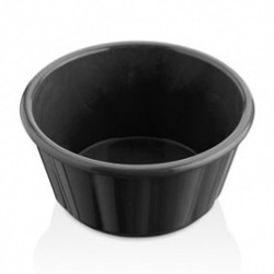 GastroPlast GS-06 Поликарбонатный круглый держатель для варенья, 35 мл, черный - GastroPlast