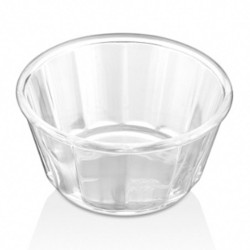 GastroPlast GS-07 حافظة صلصة مستديرة حامل صلصة، 80 مل، شفاف - GastroPlast