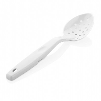 GastroPlast GSK-02 Polikarbonat Delikli Servis Kaşığı, Beyaz - 1