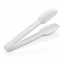 GastroPlast GSM-01 Polycarbonate Serving Tongs, White - GastroPlast