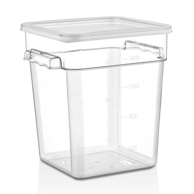 GastroPlast GSP-18 Polikarbon Kare Saklama Kabı, 17.2 L - 1