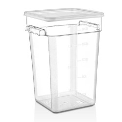 GastroPlast GSP-22 Поликарбонатный квадратный контейнер для хранения, 20,8 л - GastroPlast