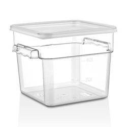 GastroPlast GSP-6 Polycarbonate Square Storage Container, 5.7 L - GastroPlast