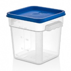 GastroPlast GSPP-4 حاوية تخزين مربعة من البولي بروبلين، 3.8 لتر - GastroPlast