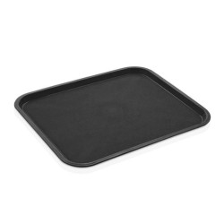 GastroPlast GTPP-2635 Polypropylene Service Tray, 26x35 cm, Black - GastroPlast