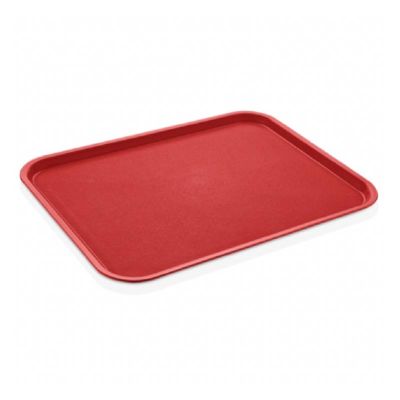 GastroPlast GTPP-3643 Polipropilen Servis Tepsisi, 36x43 cm, Kırmızı - 1