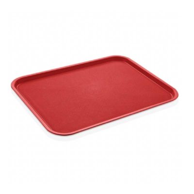 GastroPlast GTPP-3748 Polipropilen Servis Tepsisi, 37x48 cm, Kırmızı - 1