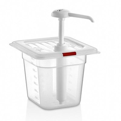 GastroPlast Plastik Ketçap Dispenseri, 2 L, Şeffaf - 1