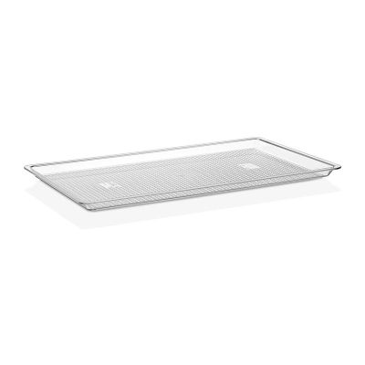 GastroPlast Polycarbonate Fan Tray, 415x265 mm, Clear - GastroPlast