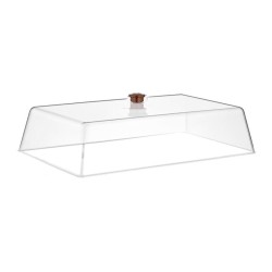 GastroPlast مروحة من البولي كربونات، 415 × 265 مم، درابزين بمقبض Kulplu - GastroPlast