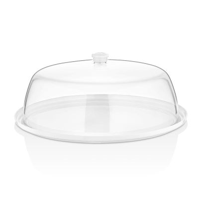 GastroPlast Yuvarlak Fanus Tepsisi, 35 cm, Beyaz - 2
