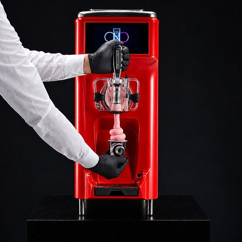 Gelmatic Giotto 11 Soft Dondurma Makinesi, Kırmızı - Gelmatic