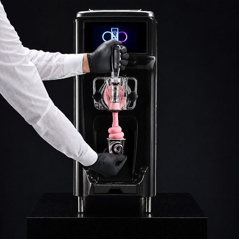 Gelmatic Giotto 11 Soft Dondurma Makinesi, Siyah - Gelmatic