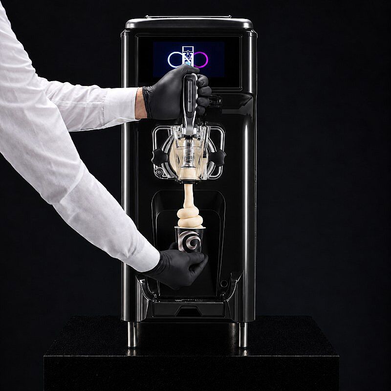 Gelmatic Giotto 11 Soft Dondurma Makinesi, Siyah - Gelmatic