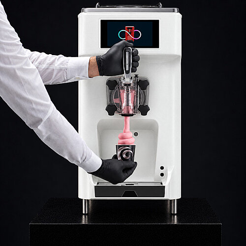 Gelmatic Giotto 12 Soft Dondurma Makinesi, Beyaz - Gelmatic (1)