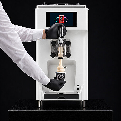 Gelmatic Giotto 12 Soft Dondurma Makinesi, Beyaz - 3