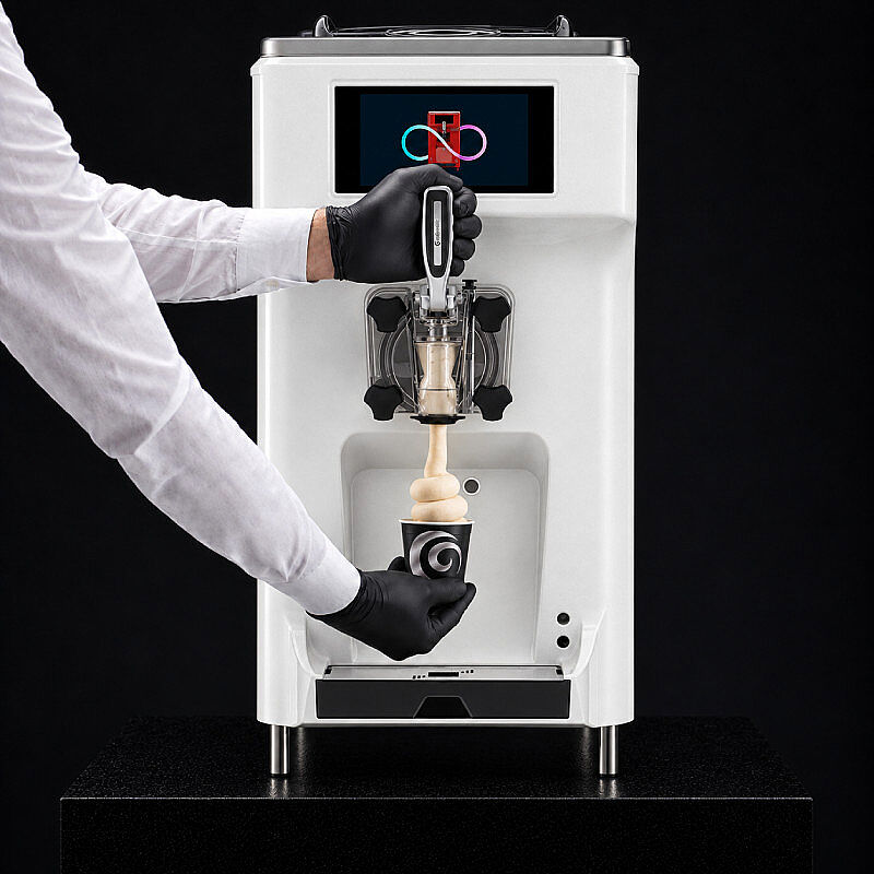 Gelmatic Giotto 12 Soft Dondurma Makinesi, Beyaz - Gelmatic