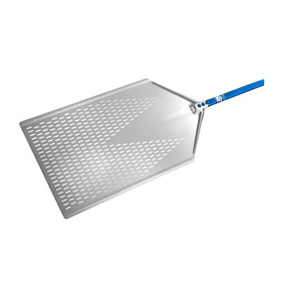 Gi-Metal AMP-3060F Delikli Metro Pizza Küreği, 30x60 cm - 1