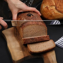 Glanz Нож для круассанов и хлеба с пластиковой ручкой, 23 см - Glanz (1)