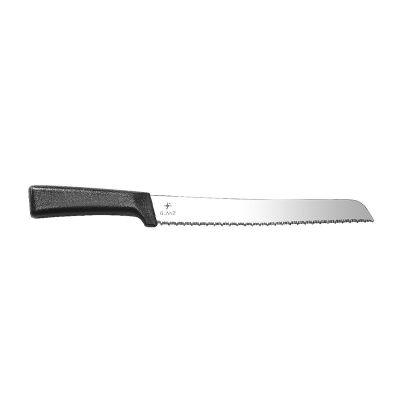 Glanz Plastik Saplı Tırtıklı Kruvasan ve Ekmek Bıçağı, 23 cm - 1