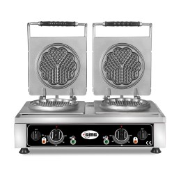 GMG KGW 21 S Clover Model Waffle Maker, Fixed Plate - GMG