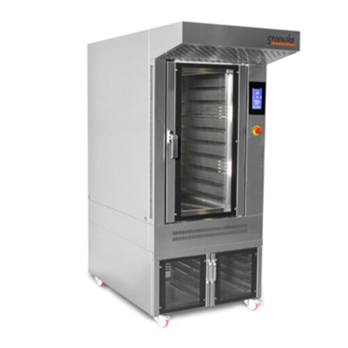 Greenoks GKF-9-A9 فرن حراري ثابت، سعة 9 صواني، خزانة تخمير، غاز طبيعي - Greenoks