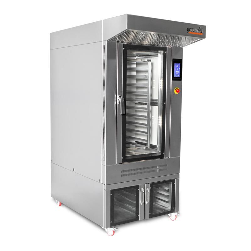 Greenoks GKF-ED10-GKF10 Convection Rotary Oven, 10 Tray Capacity, Fermenting Cabinet, Electric - Greenoks