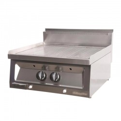 Öztiryakiler Oluklu, Grill Plate, 70x65 cm, Krom, Gazlı - Öztiryakiler