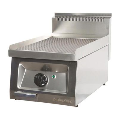 Öztiryakiler Set Üstü Oluklu Grill Plate, 40x65 cm, Elektrikli, Krom - 1