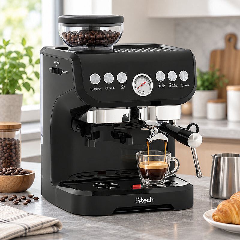 Gtech AC-517EC Бытовая кофемашина Barista Espresso с кофемолкой, 1 группа - Gtech