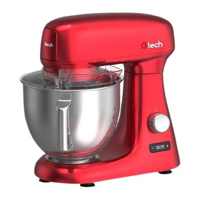 Gtech EF708-S Professional Krom Set Üstü Mikser, 4.8 L, Kırmızı - 1