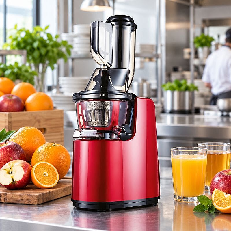 Gtech GT-916D Slow Juicer - Katı Meyve Presi, Kırmızı - Gtech