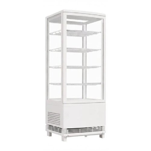 Gtech RT98B Dik Tip Köşeli Soğuk Teşhir Ünitesi, 98 L, Beyaz - Gtech