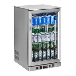 Gtech SC-118F-S Behind Bar Bottle Cooler Cabinet, Single Door, Stainless Steel Case, 118 L - Gtech
