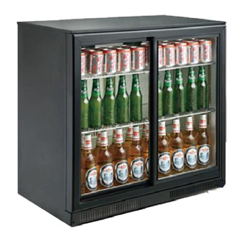 Gtech SC208F YF Bar Arkası Şişe Soğutucu Dolap, 2 Sürgü Kapılı - 1