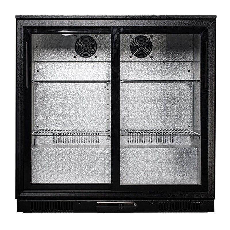 Gtech SC208F YF Bar Arkası Şişe Soğutucu Dolap, 2 Sürgü Kapılı - Gtech