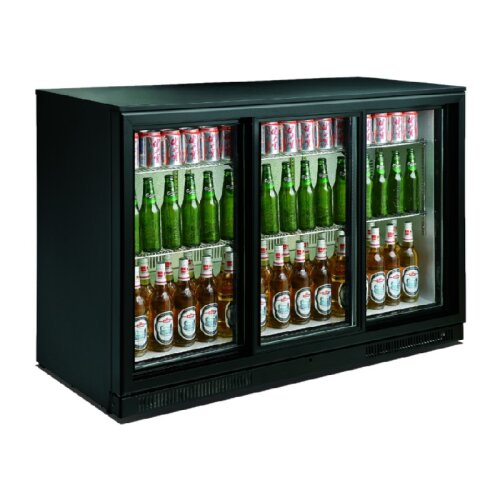 Gtech SC318F YF Bar Arkası Şişe Soğutucu Dolap, 3 Sürgü Kapılı - Gtech