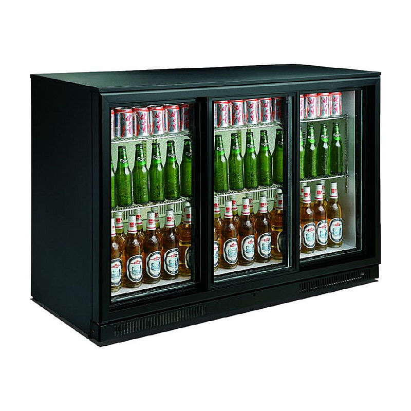 Gtech SC318F YF Bar Arkası Şişe Soğutucu Dolap, 3 Sürgü Kapılı - Gtech