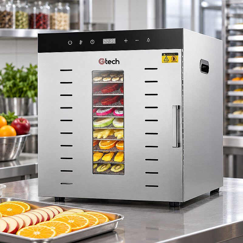 Gtech SS-12H Sebze ve Meyve Kurutucu, 12 Tepsi Kapasiteli - Gtech