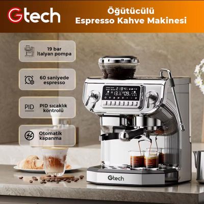 Gtech ST-530ED PID Ev Tipi Öğütücülü Barista Espresso Kahve Makinesi, 1 Gruplu - 2