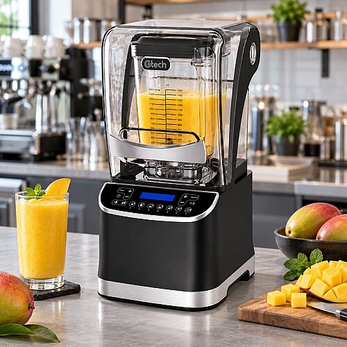 Gtech X9 Gürültü Önleyici Kapaklı Dijital Bar Blender, 1.5 L, 1680 W, Siyah - Gtech (1)