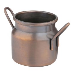 Gurmeaid Antique Copper Mini Milk Pot, 5x4.5 cm - Gurmeaid