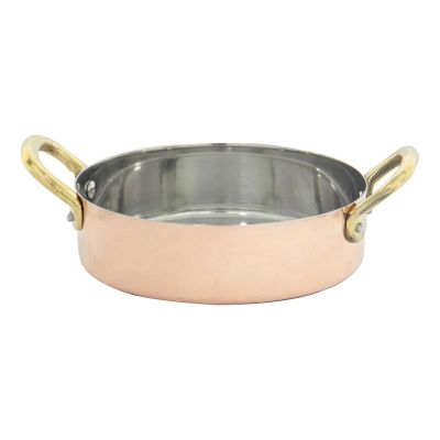 Gurmeaid İçi Paslanmaz Mini Sos ve Kızartma Tenceresi, 13.5 cm, Bakır - 1