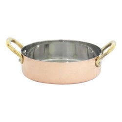 Gurmeaid İçi Paslanmaz Mini Sos ve Kızartma Tenceresi, 16 cm, Bakır - Gurmeaid