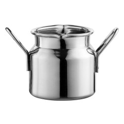 Gurmeaid وعاء حليب فولاذي صغير، 5 × 4.5 سم - Gurmeaid