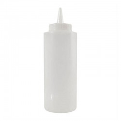 Gurmeaid Narrow Flare Sauce Shaker, 230 ml, White - Gurmeaid