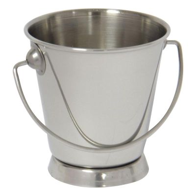 Gurmeaid Paslanmaz Çelik Mini Sunum Kovası, 9x9.5 cm - 1